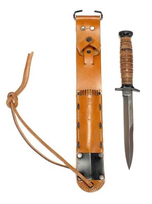 #ad U.S. WWII M3 FIGHTING KNIFE amp; M6 LEATHER SCABBARD $69.99
