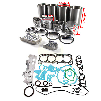 #ad 4G64 Engine Rebuild Kit for Mitsubishi CAT 4G64 Engine Forklift Truck Clark LPG $385.00