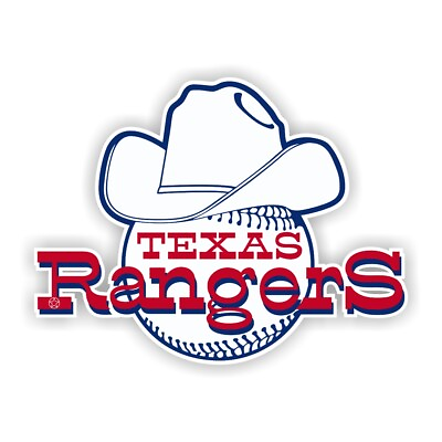 #ad Texas Rangers Retro Precision Cut Decal $3.99