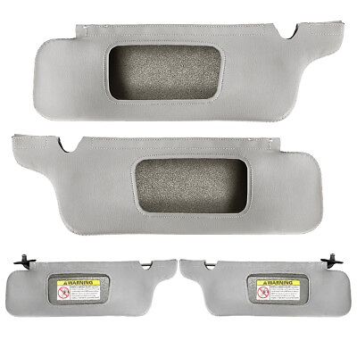 #ad Sun Visor Replacement Cover Driver Passenger Repair For 94 04 Ford Mustang GRAY $32.99