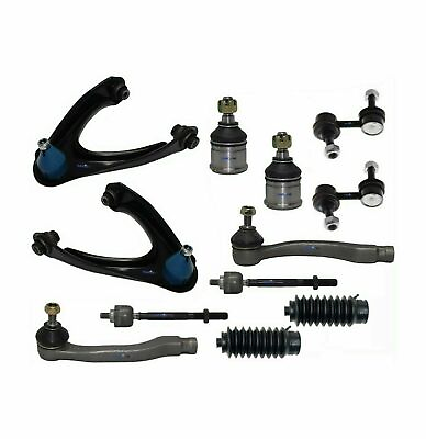 #ad 12 Pc Suspension Kit for Honda CR V 1997 2001 Control Arms Tie Rod Ends Sway Bar $66.41