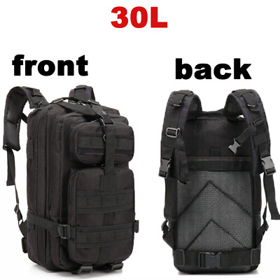 #ad 30L Military Tactical Backpack Rucksack Travel Bag for Camping Hiking Outdoor $16.29