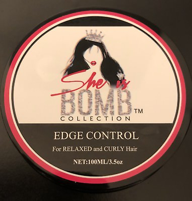 #ad She is BOMB Collection EDGE CONTROL for Relaxed amp; Curly Hair 3.5oz FREE SHIPPING $17.99