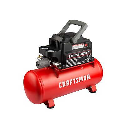 #ad #ad Craftsman Air Tools 2 Gallon Portable Air Compressor 1 3 HP Oil Free Max 125... $134.64