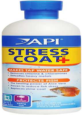 #ad STRESS COAT Aquarium Water Conditioner 16 Ounce Bottle $14.81