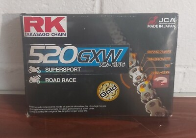 #ad 520 Series Gold 150 Link High Performance Street and Off Road XW Ring Chain wi $127.95