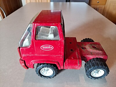 #ad Tonka Semi Truck: Vintage 1970s: Red: Original Played With Condition $24.95