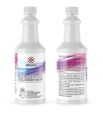 #ad Methanol – ACS Reagent Grade 1 Quart – Uses: Organic Synthesis Fuel Solvent $22.39