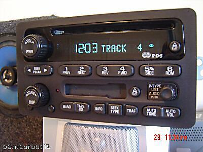 #ad GM Chevy Radio Receiver AM FM Stereo CD PLAYER Tape Cassette Deck 15295372 OEM $251.00