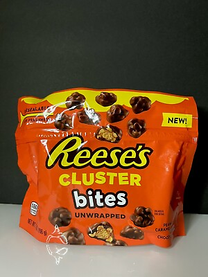 #ad 🟠 Brand New Reese’s Cluster Bites Peanut Butter Milk Chocolate Resealable 7oz $14.99
