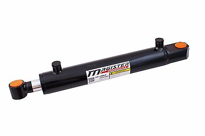 #ad Hydraulic Cylinder Welded Double Acting 2.5quot; Bore 16quot; Stroke Tang WTG 2.5x16 NEW $249.90