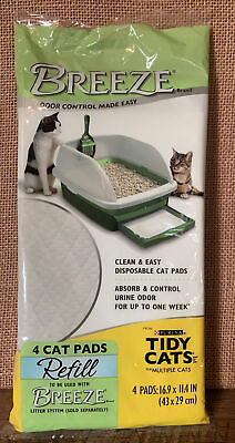 #ad Purina Tidy Cats BREEZE Cat Pads 4 pk For Breeze Litter System amp; Multiple Cats $13.85