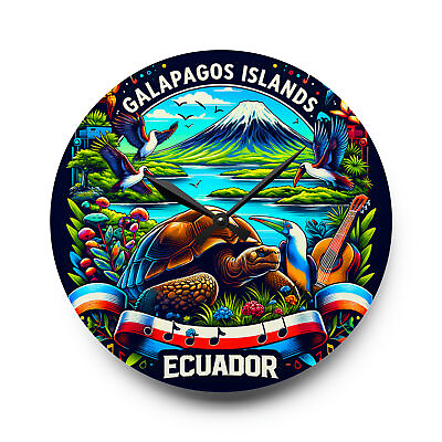 #ad Galapagos Islands Ecuador Wall Clock Acrylic $55.78