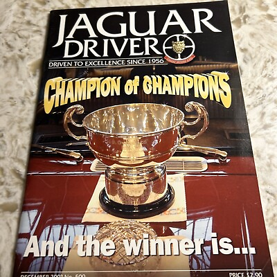 #ad Jaguar Driver Magazine December 2002 $7.99