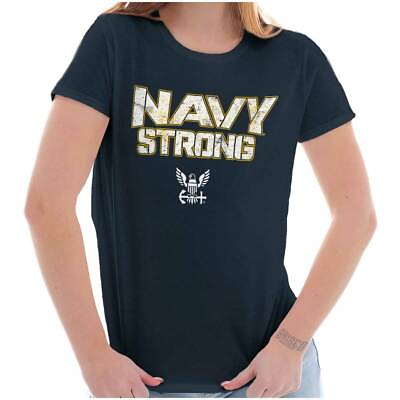 #ad US Navy American Military Logo Armed Forces Graphic T Shirts for Women T Shirts $21.99