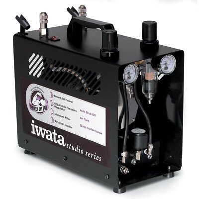 #ad #ad Iwata Power Jet Pro Airbrush Air Compressor $520.25