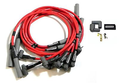 #ad MOROSO ULTRA 40 RED SPARK PLUG WIRES BBC CHEVY 454 502 OVC Over Valve Covers HEI $90.99