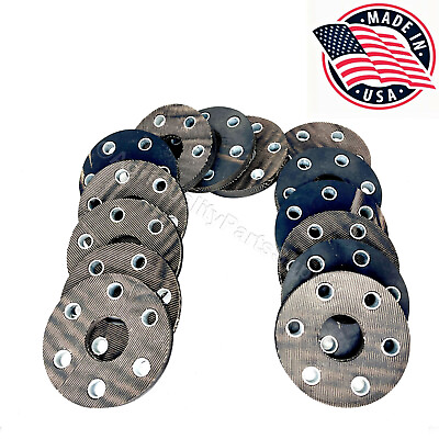 #ad 14 pcs King Kutter rotary cutter flex coupler rubber disc pads w bushing 148907 $268.88
