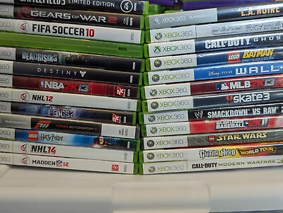 #ad XBOX 360 Games Lot Tested Pick Choose Bundle amp; Save 10 15 20% Free Shipping $8.99
