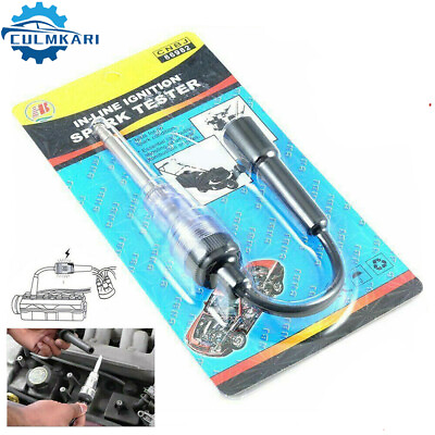 #ad SPARK PLUG TESTER Ignition System Coil Engine In Line Auto Diagnostic Test Tool $3.99