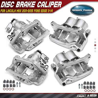 #ad 4pcs Front amp; Rear Brake Calipers for Ford Edge 2011 2014 Lincoln MKX 2011 2015 $223.99
