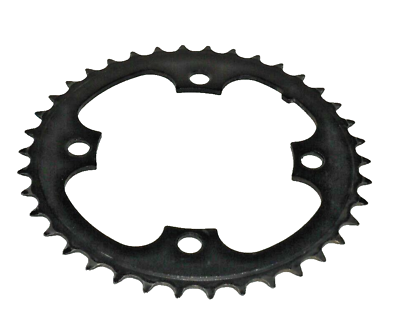 #ad Bicycle Chainring 38T BMX Racing 3 32” Black Alloy 4 Bolt 104BCD Sprocket Used $24.99