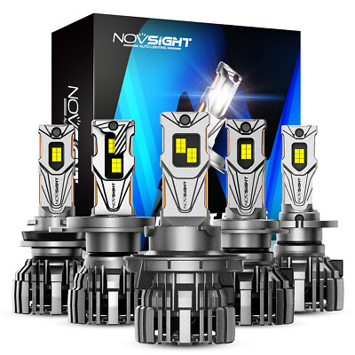 #ad NOVSIGHT 140W 30000LM LED Headlight Bulbs Kit High Low Beam 6500k Super Bright $34.99