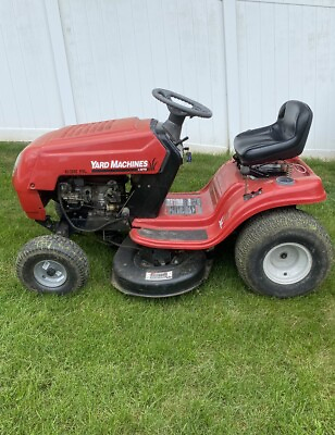 #ad Yard Machine Riding Lawn Mower. Used But Works Well. $275.00