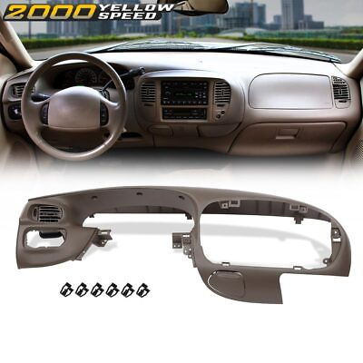 #ad Fit For 1997 2003 Ford F150 Expedition Dash Pad Bezel Replacement Brown New $101.80