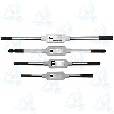 #ad 4 Pcs Set Straight Handle Tap Wrench Tap Handle Capacity 1 16quot; to 1quot; M2 M25 $69.20
