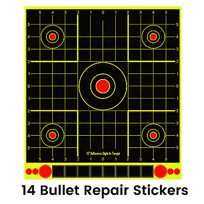 #ad 10 Pack Splatter Paper Shooting Targets Range Gun Rifle Pistol Firearms 12x13 $11.99