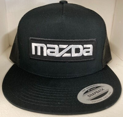 #ad MAZDA Retro SNAPBACK TRUCKER Hat Cap Classic Rx 7 Miata 323 626 New $26.95