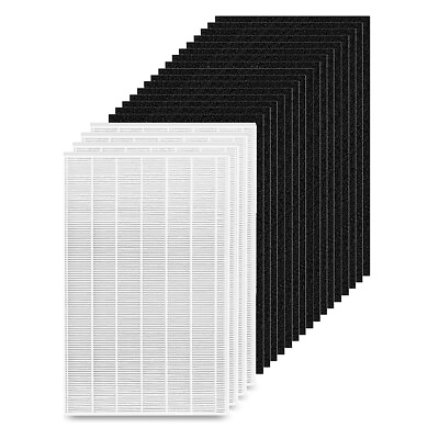 #ad 1 4 Sets True HEPA Air Filter Replacement for Honeywell HPA100 HRF R1 Filter R $48.88
