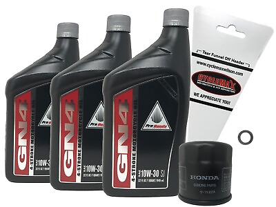 #ad Cyclemax Genuine OEM 2013 2023 Honda CB500 F X Oil Change Kit $47.99