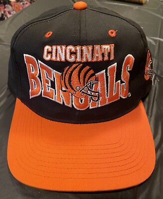 #ad 🔥Rare VINTAGE 80 90s MISSPELLED Cincinnati Bengals Official NFL Licensed Hat🔥 $199.00