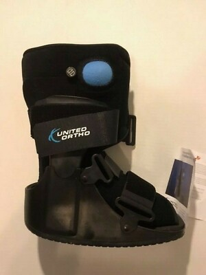 #ad United Ortho Air Stabilizer Ankle Black Size Small $12.99