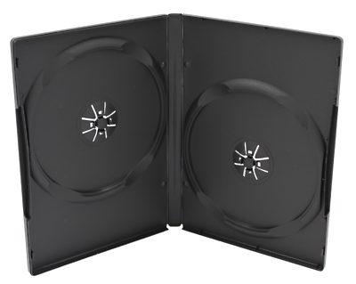 #ad New Standard Premium Black DVD Replacement Movie Shell Storage Cases 1 12 Discs $6.95