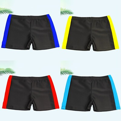 #ad Swim Trunk Swimwear 4 Optional Colors Beach Shorts With Drawstring Lined $8.77