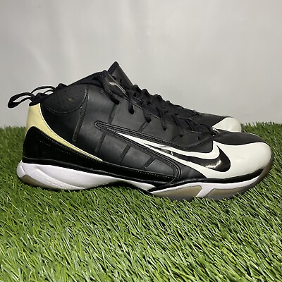 #ad Nike 318977 011 Air Speed Nubby Turf Black White Sneakers Men#x27;s US Size 13 Rare $54.00