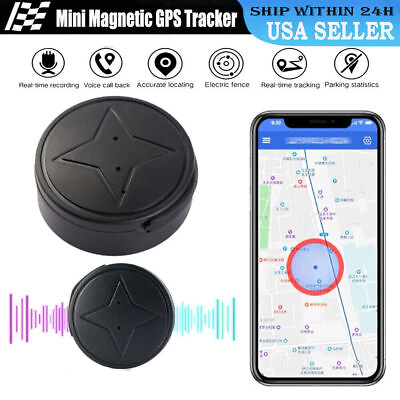 #ad Magnetic Mini GPS Real Time Car Locator Tracker GSM GPRS Vehicle Tracking Device $17.55