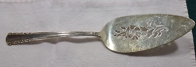 #ad #ad Vintage Holmes amp; Edwards MAY QUEEN SILVER PLATE PASTRY CAKE SERVICE Nice 10quot; $16.00