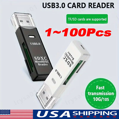 #ad #ad USB3.0 SD Card Reader for PC Micro SD Card to USB Adapter for Camera MemoryC lot $213.00