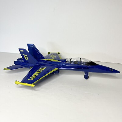 #ad Blue Angel US Navy Plane Airplane Model Toy 328 Die Cast Metal Pullback Action $20.00
