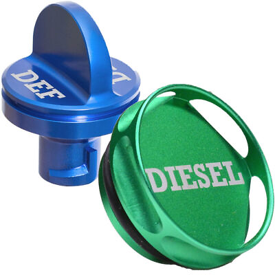 #ad ⭐Diesel Fuel Cap for Dodge Ram Combo Pack Magnetic Diesel Fuel Cap amp; DEF Cap $6.99