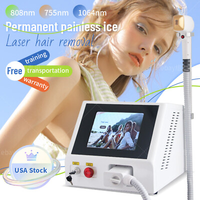 #ad Professional Diode Laser Hair Removal Machine 2024 Portable 755 808 1064 3 Waves $1176.00