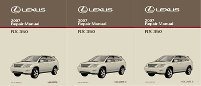 #ad 2007 Lexus RX 350 Shop Service Repair Manual Complete Set $221.55