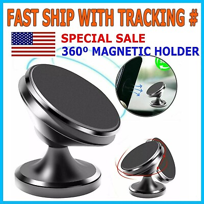 #ad Super Magnetic Car Mount 360 Degree Dashboard Holder For Cell Phone Universal $6.95