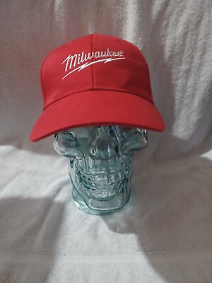 #ad Milwaukee Tools Strap back cap Red $12.90