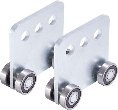 #ad 2Pcs 4 Wheel Trolley Assembly Rollers Four Bearing Trolley Assembly $44.97