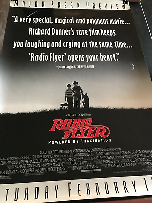#ad RADIO FLYER Original Movie House Poster 27x40 Used Rolled FREE SHIPPING $39.95